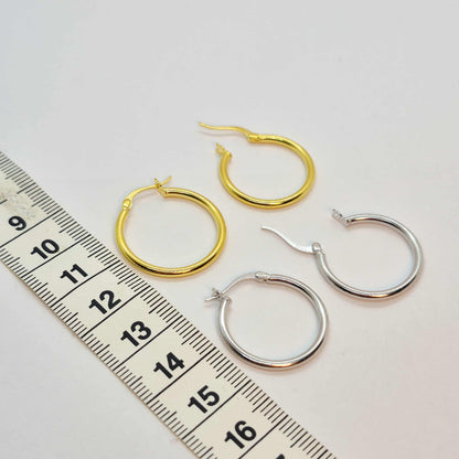 Sterling Silver Hoop Earrings