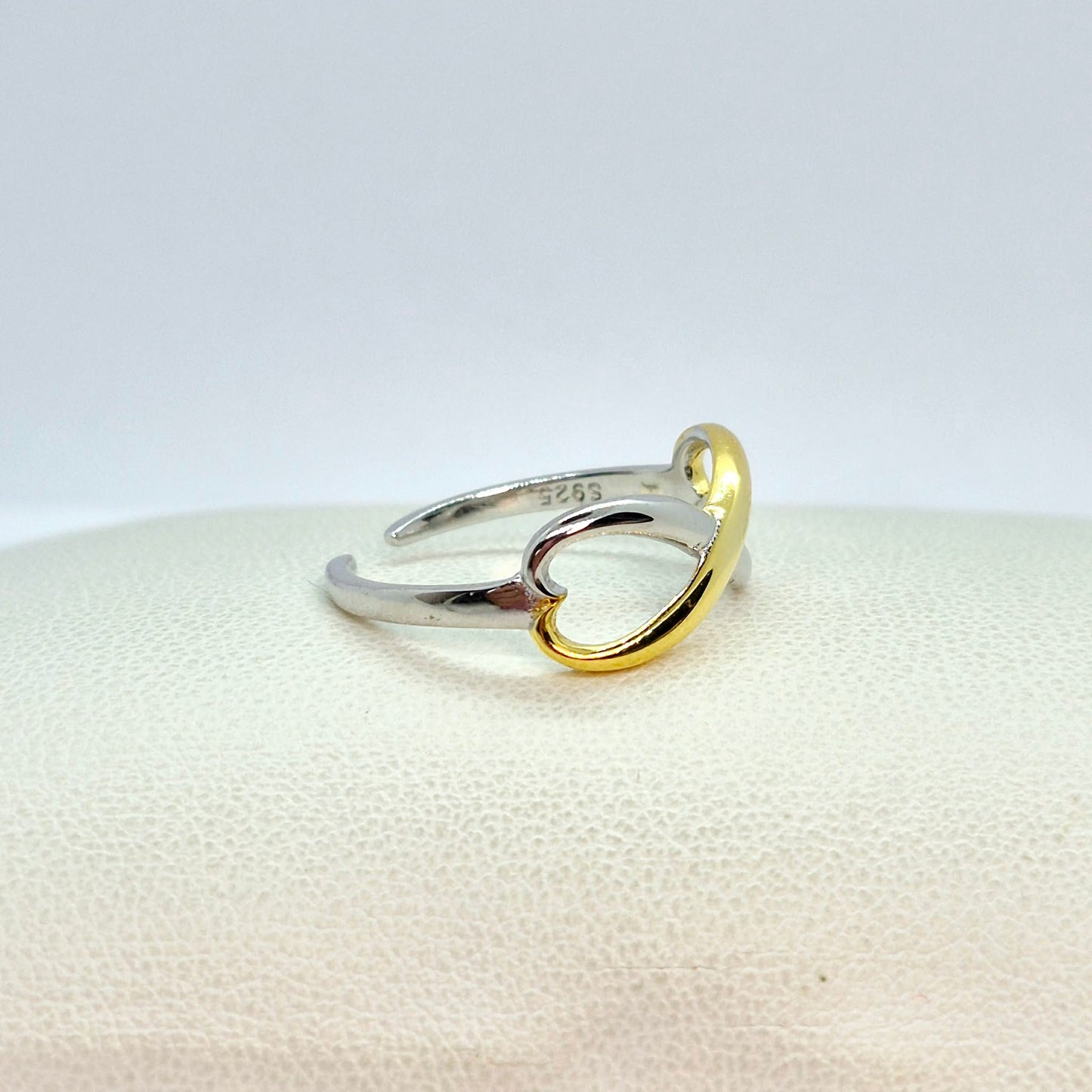 Infinity Ring in 925 Sterling Silver Resizeable