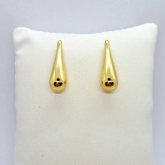 Raindrop Earrings in Gold Plated Stainless Steel