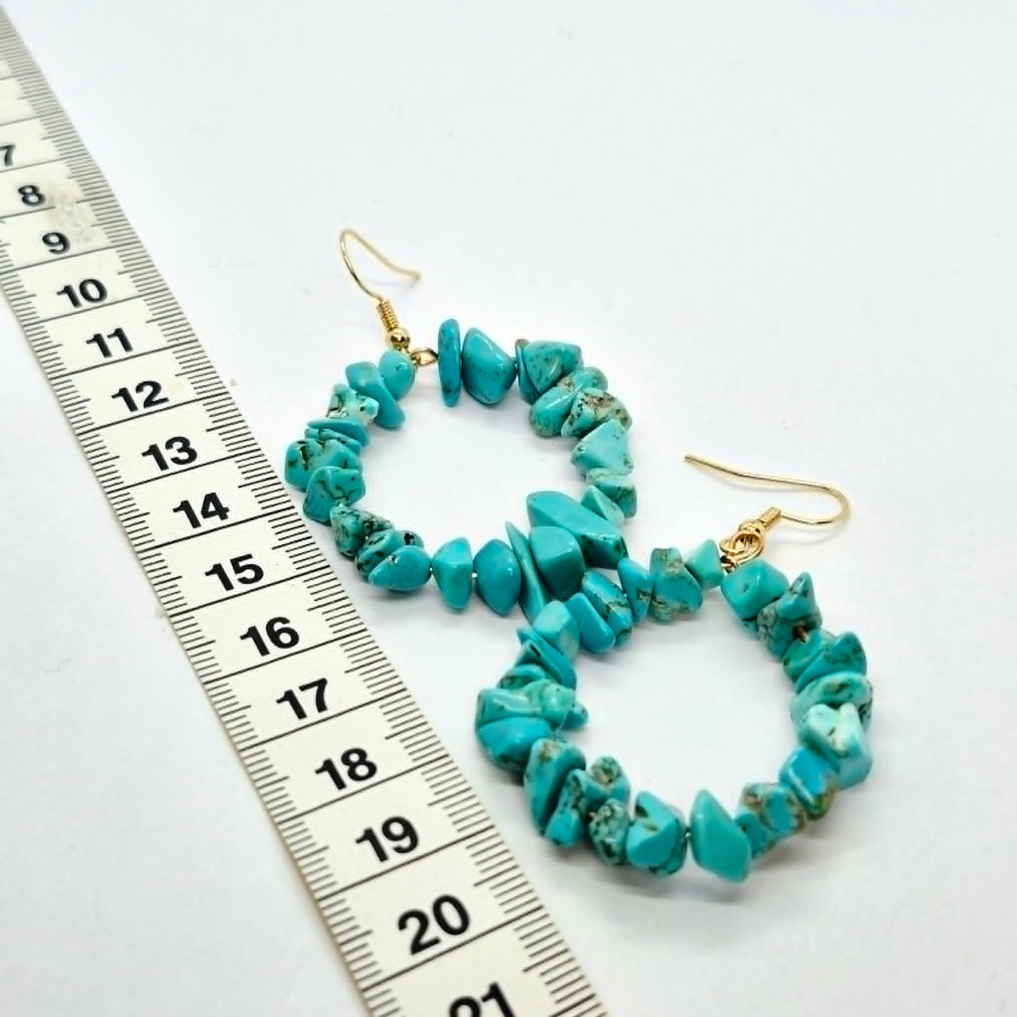 Natural Irregular Size Turquoise Set
