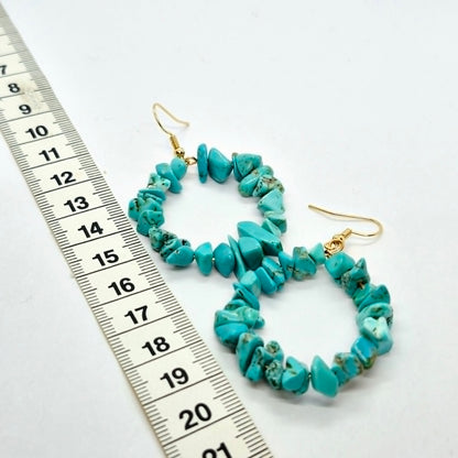 Natural Irregular Size Turquoise Set
