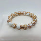 Natural Golden Howlite Bracelet in 10mm Stones