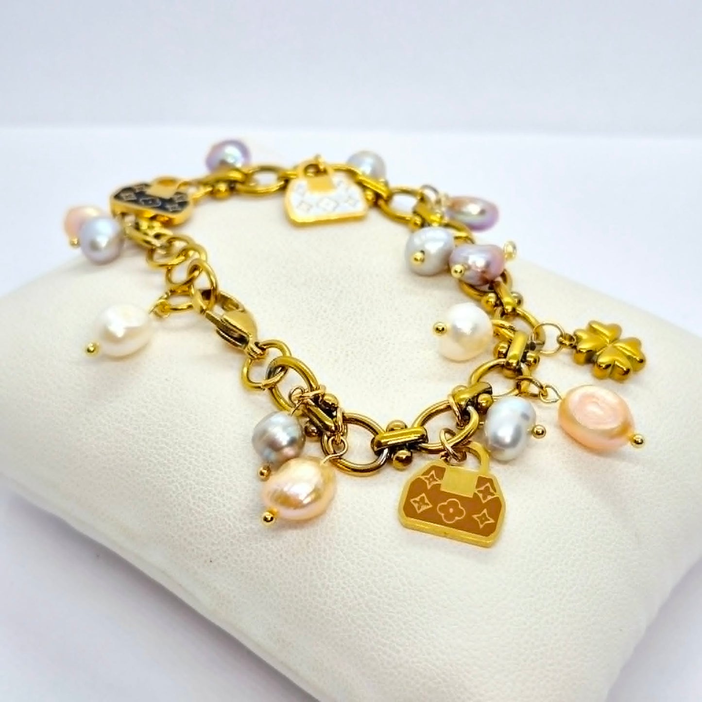 Natural Mixed Irregular Pearl Bracelet