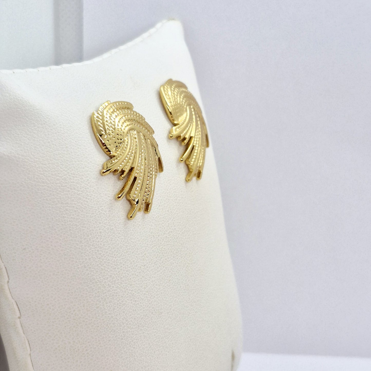 Earrings in Gold Plated Stainless Steel