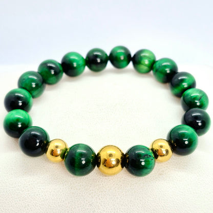 Tiger Eye Bracelet Collection in 10mm Stones