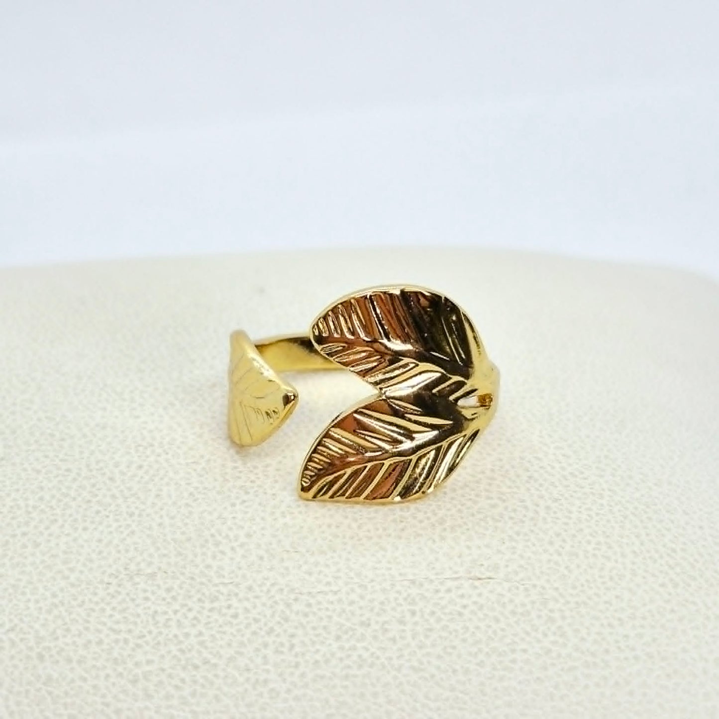 Gold Plated Stainless Steel Ring Resizeable