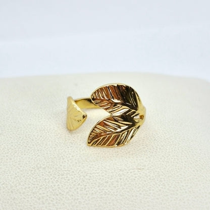 Gold Plated Stainless Steel Ring Resizeable