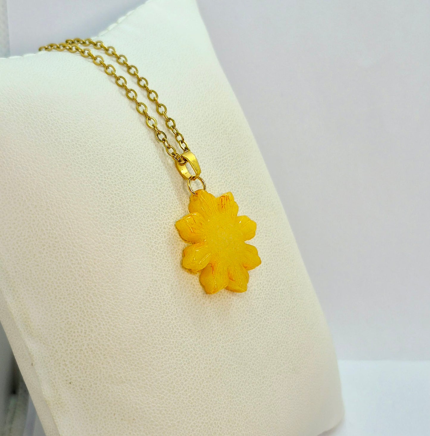Natural Burmese Jade Mabuhay Pendant with Stainless Steel Gold Plated Chain Necklace