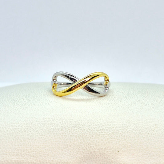 Infinity Ring in 925 Sterling Silver Resizeable