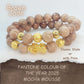 Natural Light Brown Jade Bracelet with 10mm Stones
