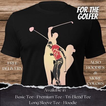 Tribute to Tiger Golf TShirt and Hoodie is a Creative Golf Graphic design for Men and Women