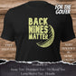 Back Nines Matter Golf TShirt and Hoodie is a Creative Golf Graphic design for Men and Women
