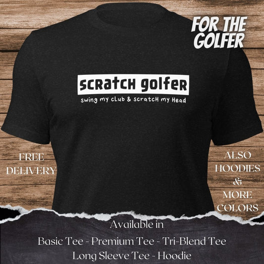 Scratch Golfer Golf TShirt and Hoodie is a Creative Golf Graphic design for Men and Women