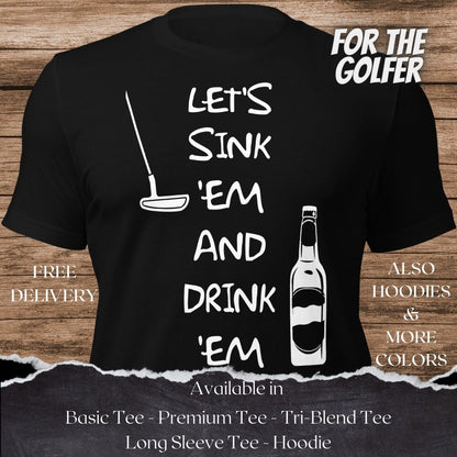 Gorilla Fore Golf TShirt and Hoodie is a Creative Golf Graphic design for Men and Women