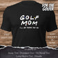 Golf Mom Golf TShirt and Hoodie is a Creative Golf Graphic design for Women