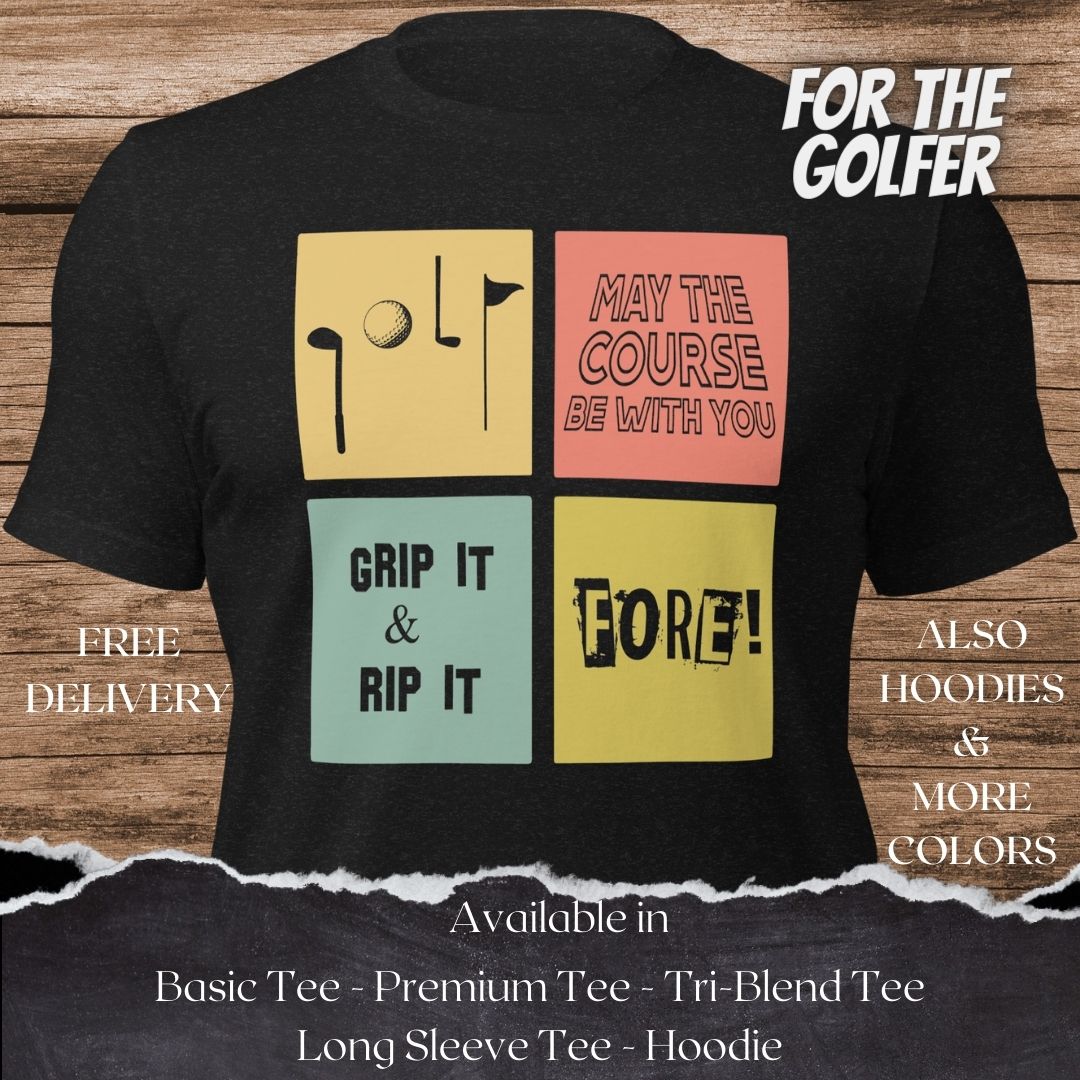 Difficult Decisions Golf TShirt and Hoodie is a Creative Golf Graphic design for Men and Women