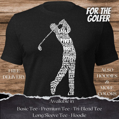 World's Okayest Golfer TShirt and Hoodie is a Creative Golf Graphic design for Men and Women