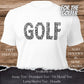 Golf TShirt and Hoodie is a Creative Golf Graphic design for Men and Women