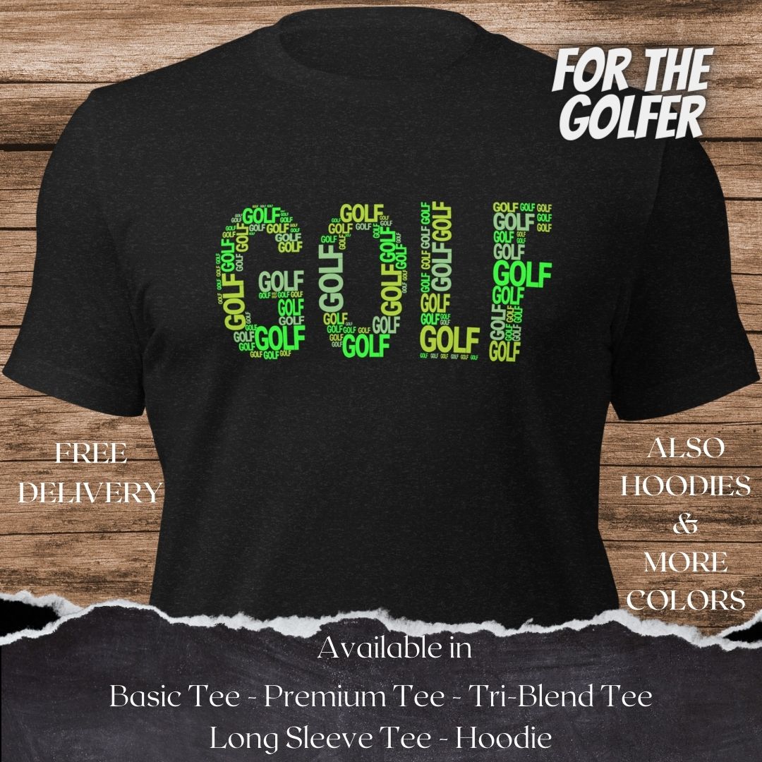 To Golf or Not to Golf TShirt and Hoodie is a Creative Golf Graphic design for Men and Women