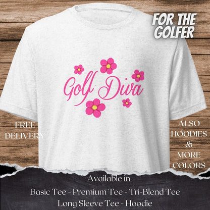Golf Diva Golf TShirt and Hoodie is a Creative Golf Graphic design for Women