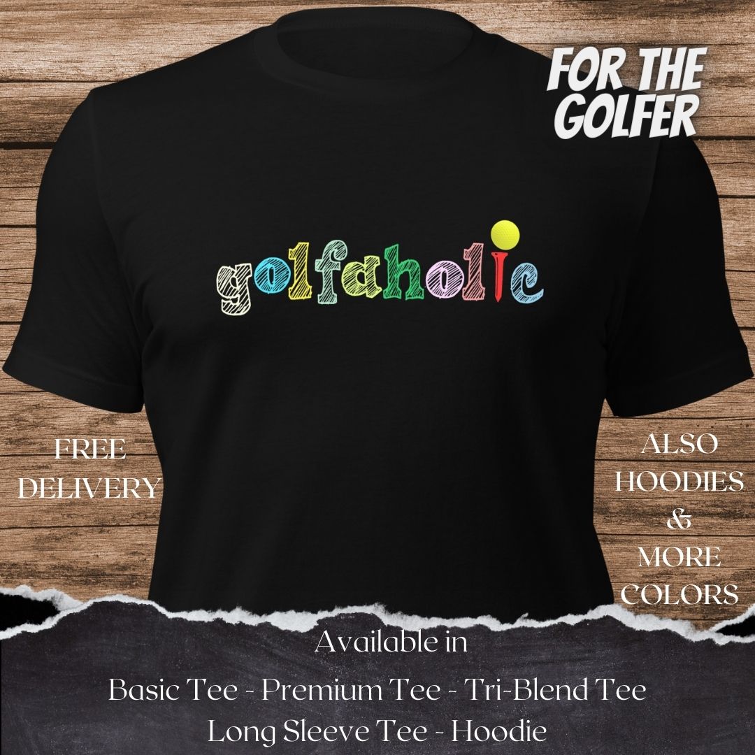TGIF Golf TShirt and Hoodie is a Creative Golf Graphic design for Men and Women