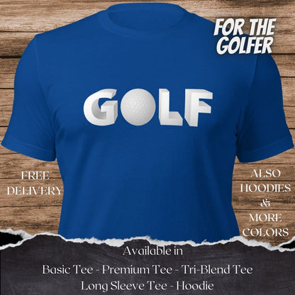 3D Golf TShirt and Hoodie is a Creative Golf Graphic design for Men and Women
