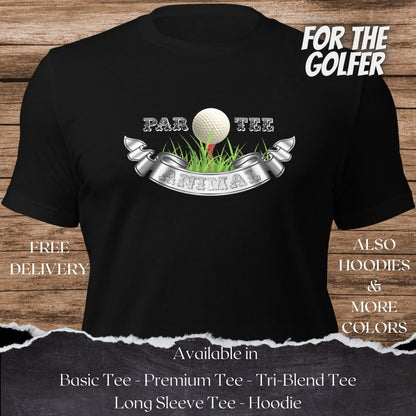 Party Animal Golf TShirt and Hoodie is a Creative Golf Graphic design for Men and Women