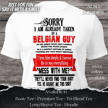 I am Taken TShirt and Hoodie is a Creative Graphic design for Women