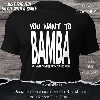 You want to Bamba TShirt and Hoodie is a Creative Graphic design for Men and  Women