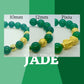 Natural Hetian Jade Bracelet in 10-12 mm Stones