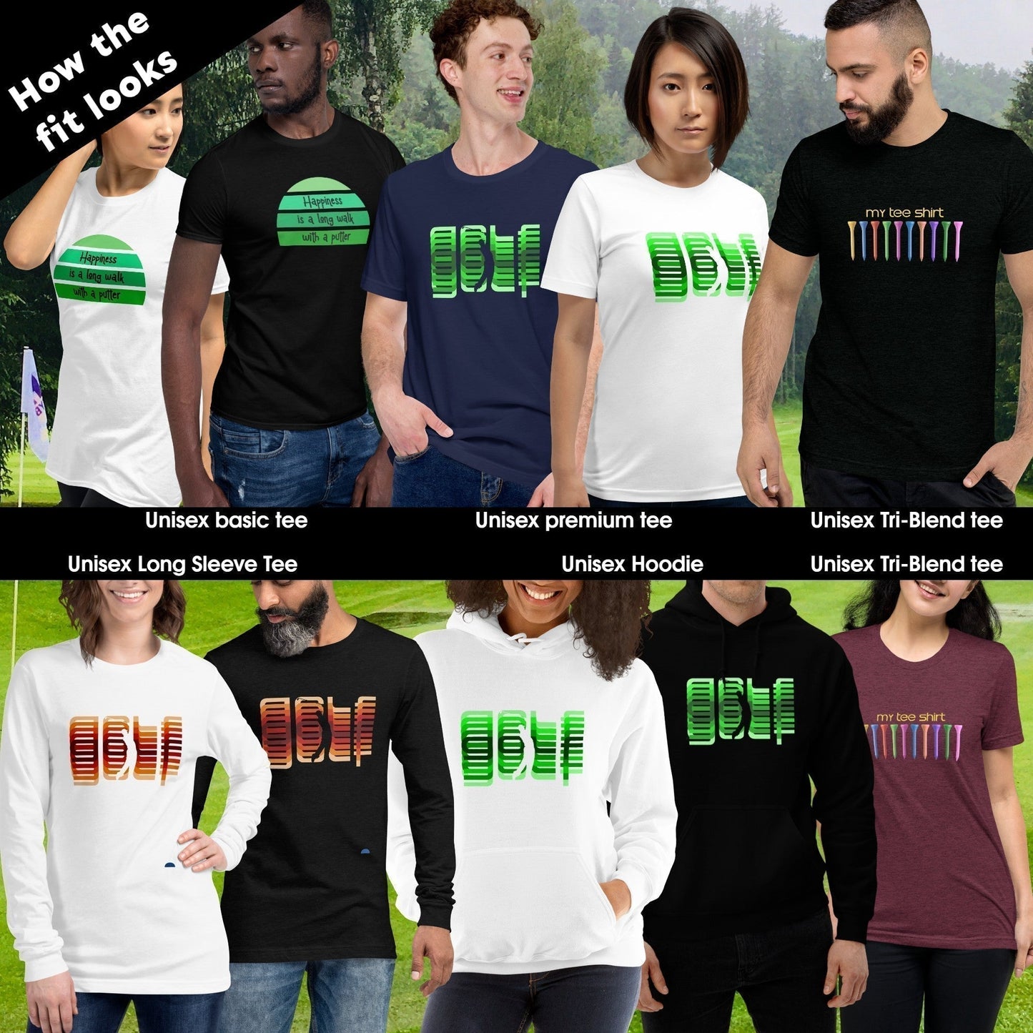 World's Okayest Golfer TShirt and Hoodie is a Creative Golf Graphic design for Men and Women