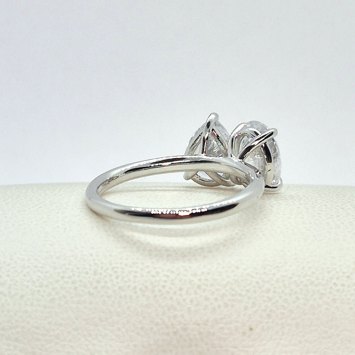 Natural Zirconia Stone Ring in Sterling Silver