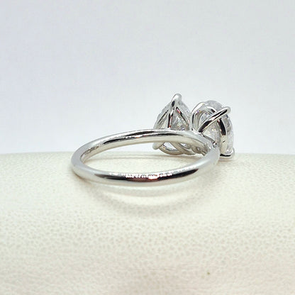 Natural Zirconia Stone Ring in Sterling Silver