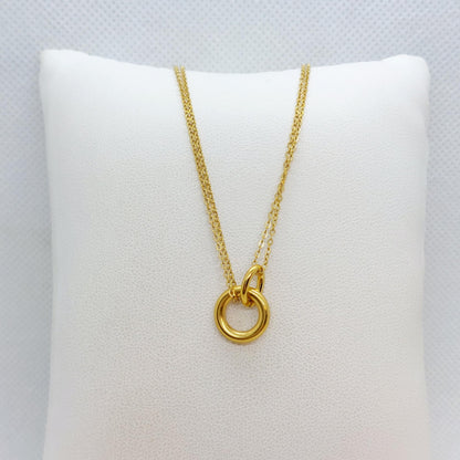 Gold Plated Stainless Steel Chain Necklace