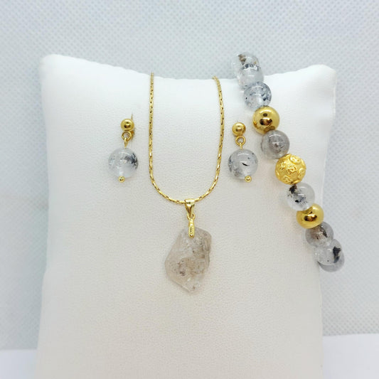 Natural Herkimer Diamond Set