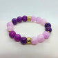 Lepidolite meets Sugilite Bracelet in 10m Natural Stones