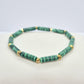 Natural Malachite Bracelet in 4x10mm Stones