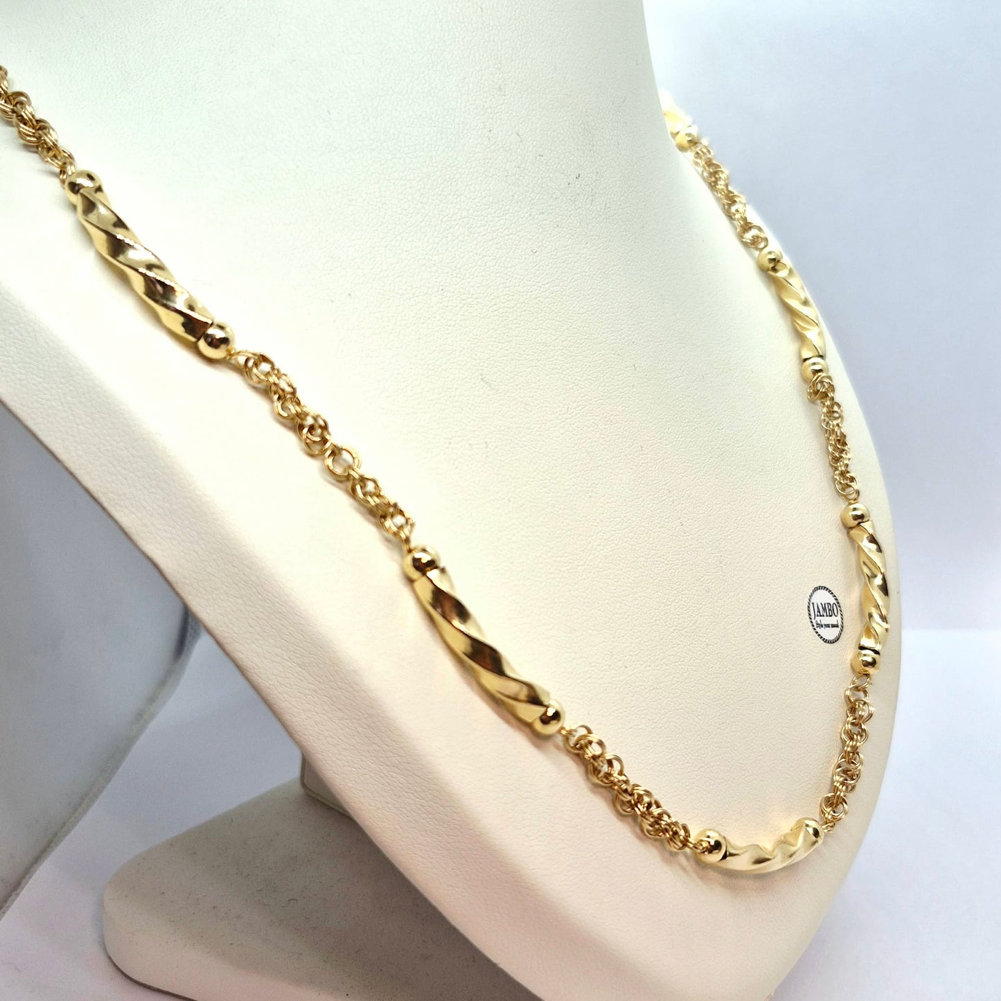 Designer Necklace in Solid 10K Gold