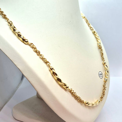 Designer Necklace in Solid 10K Gold
