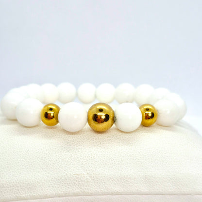 Porcelain Bracelet in 10mm stones