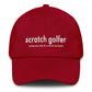 Scratch Golfer Golf Cap for Men and Women in 100% Cotton