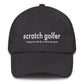 Scratch Golfer Golf Cap for Men and Women in 100% Cotton