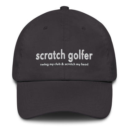 Scratch Golfer Golf Cap for Men and Women in 100% Cotton