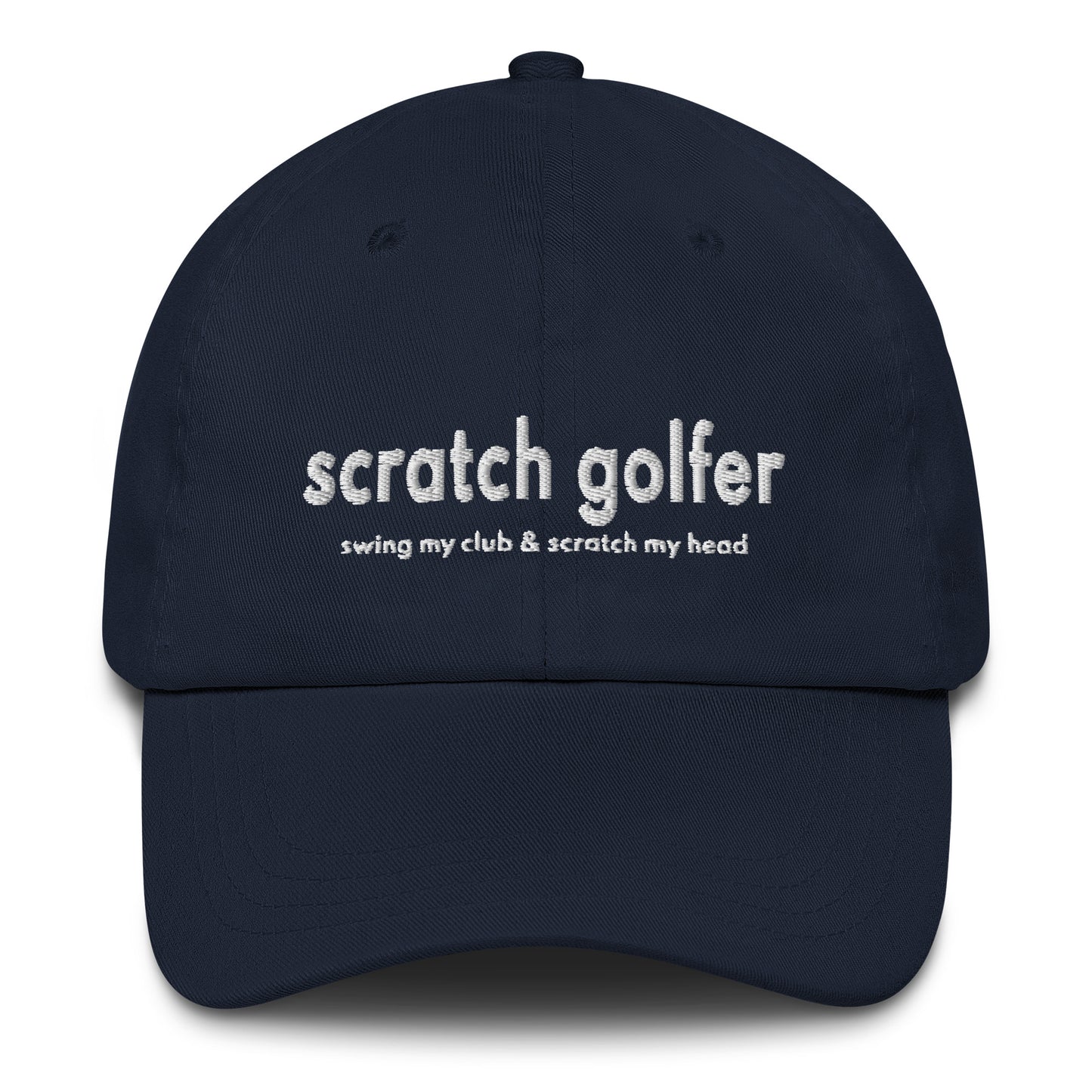 Scratch Golfer Golf Cap for Men and Women in 100% Cotton