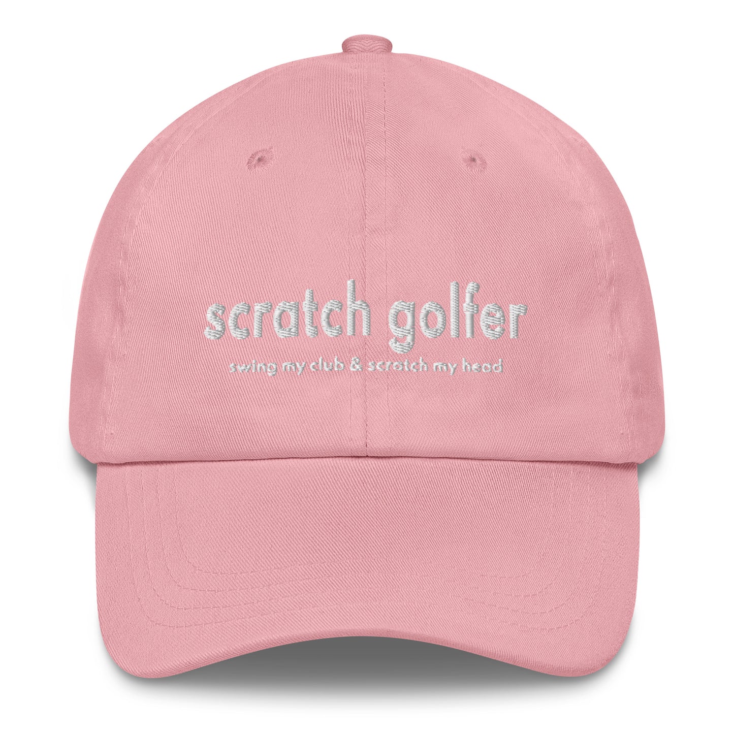 Scratch Golfer Golf Cap for Men and Women in 100% Cotton