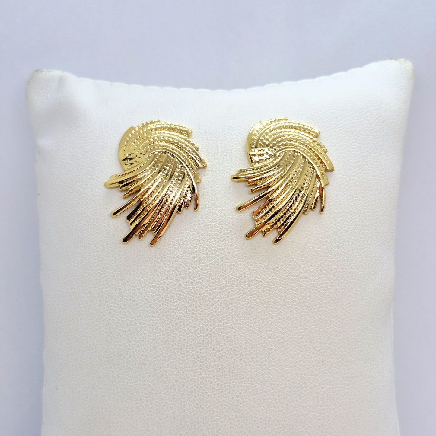 Earrings in Gold Plated Stainless Steel