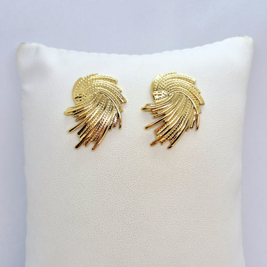 Earrings in Gold Plated Stainless Steel