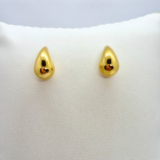 Raindrop Earrings in Gold Plated Stainless Steel