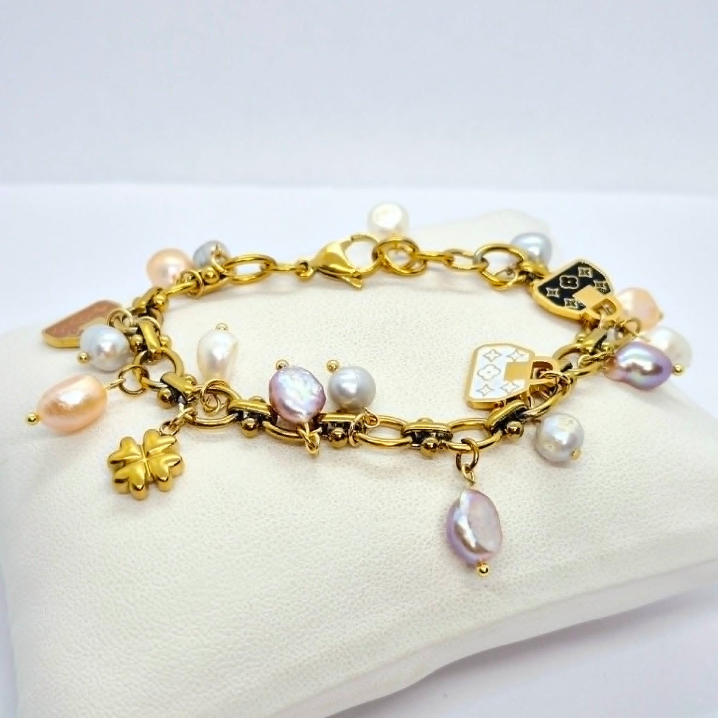 Natural Mixed Irregular Pearl Bracelet