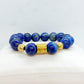 Natural Lapis Lazuli Bracelet with in 12mm Stones